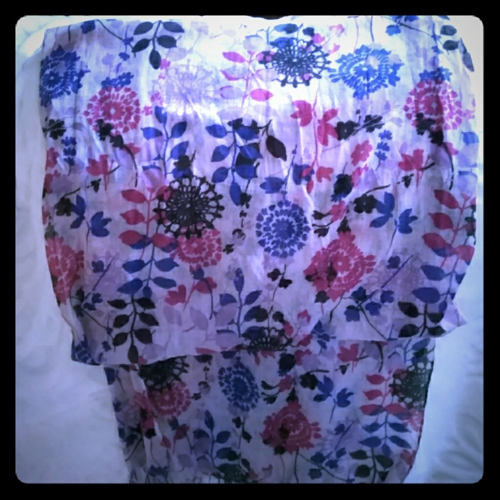 Floral scarf